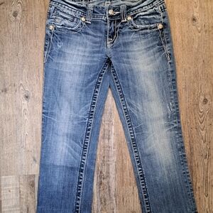 Miss Me Light Blue Denim Capris | Size 26